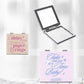 Mirroray - PU Leather Glass Folding Makeup Mirror