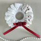 Gifty - Floral Patchwork Ribbon Button Scrunchie