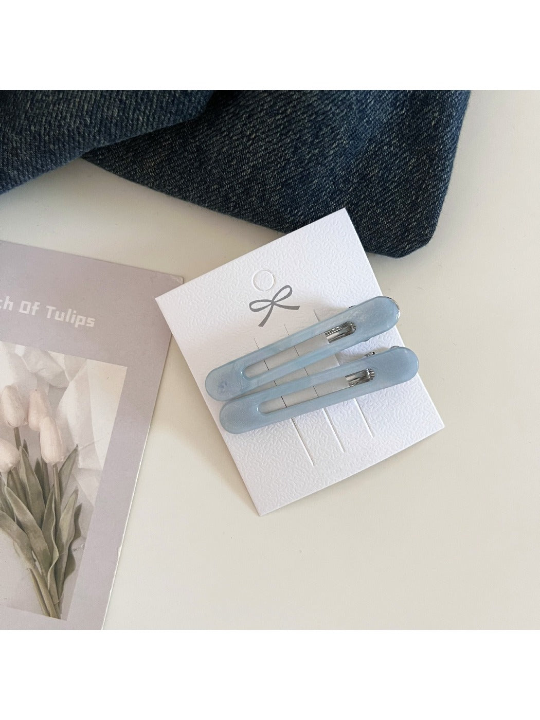 Beau - Minimalist Openwork Oval Hair Clip