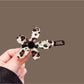 Beau - Leopard Printed Floral Hair Clip