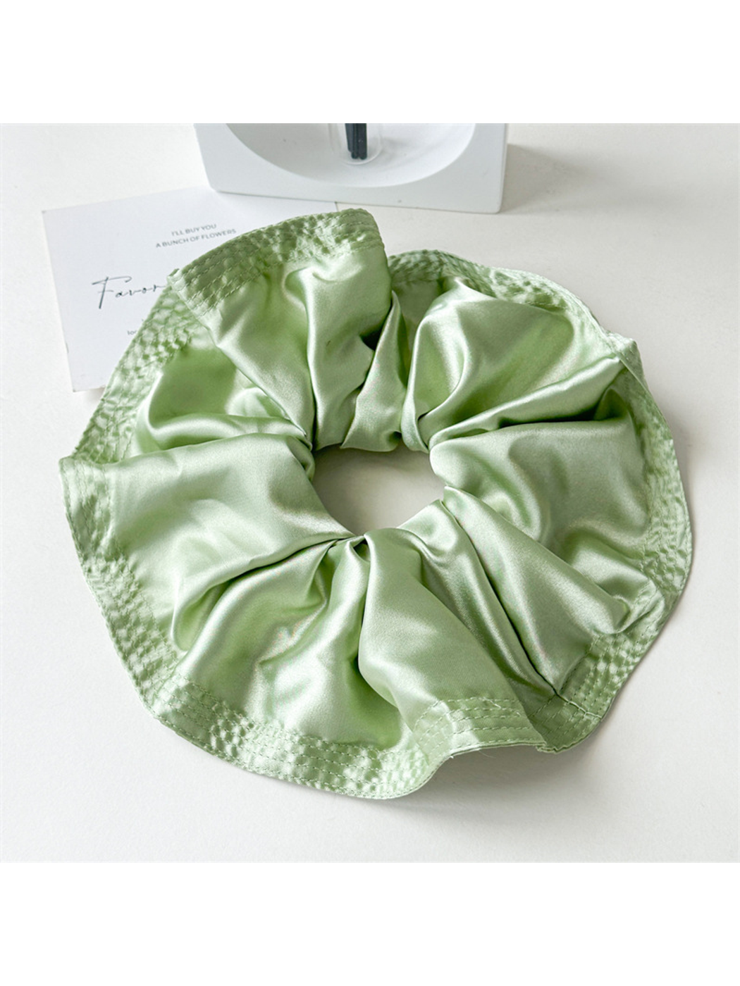 Gifty - Simple Solid Color Satin Style Scrunchie