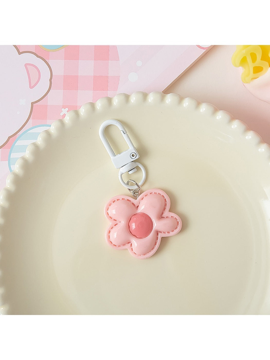 Keypus - Cute Colorful Flower Keychain