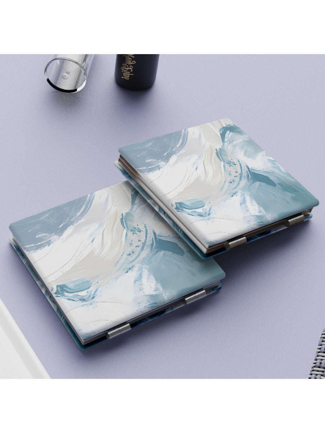 Mirroray - Minimalist Oil Painting Style Makeup Mirror