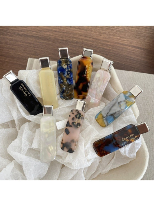 Beau - Retro Rectangular Acetate Hair Clip