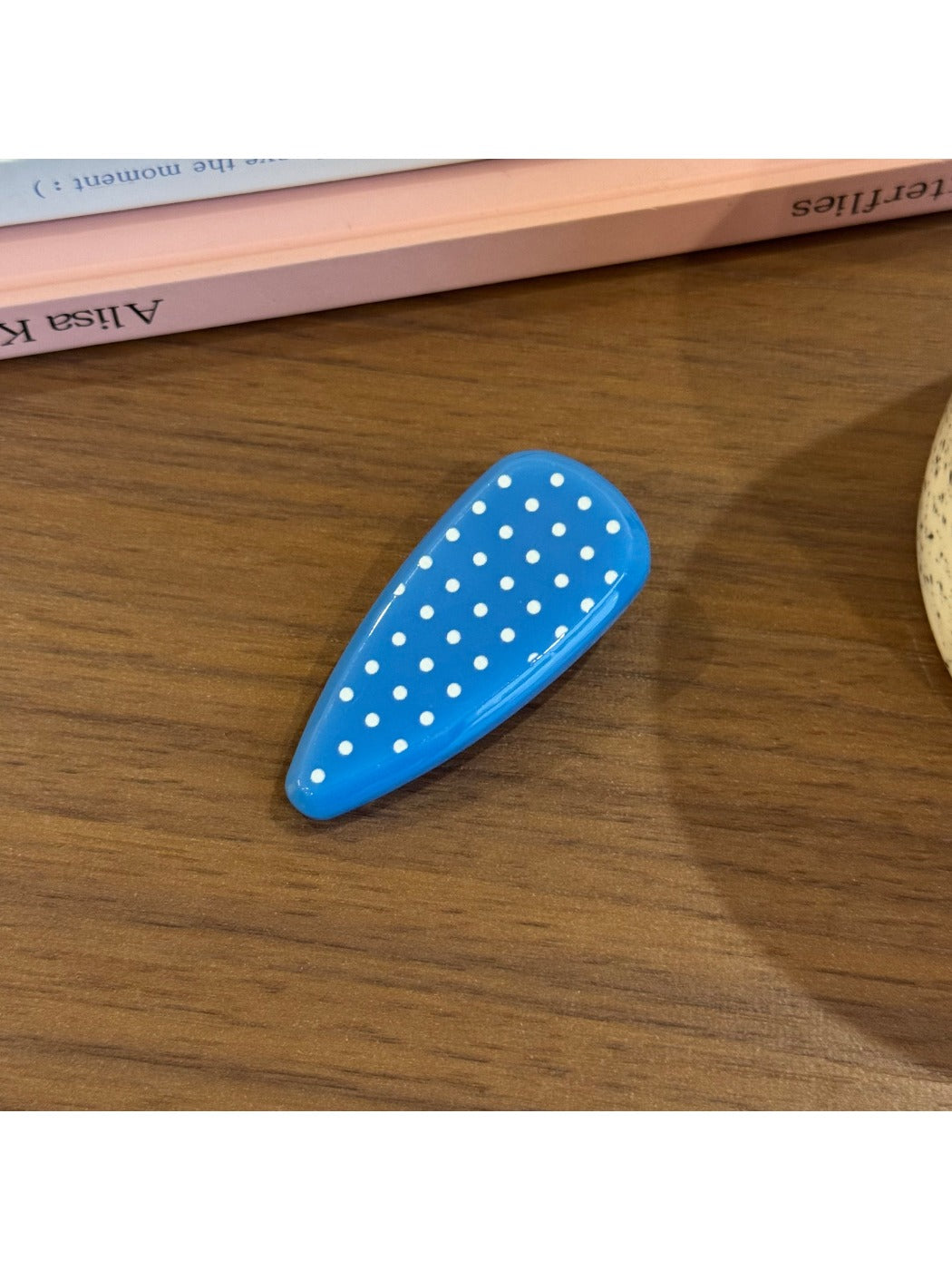 Beau - Polka Dot Acetate Tapered Hair Clip