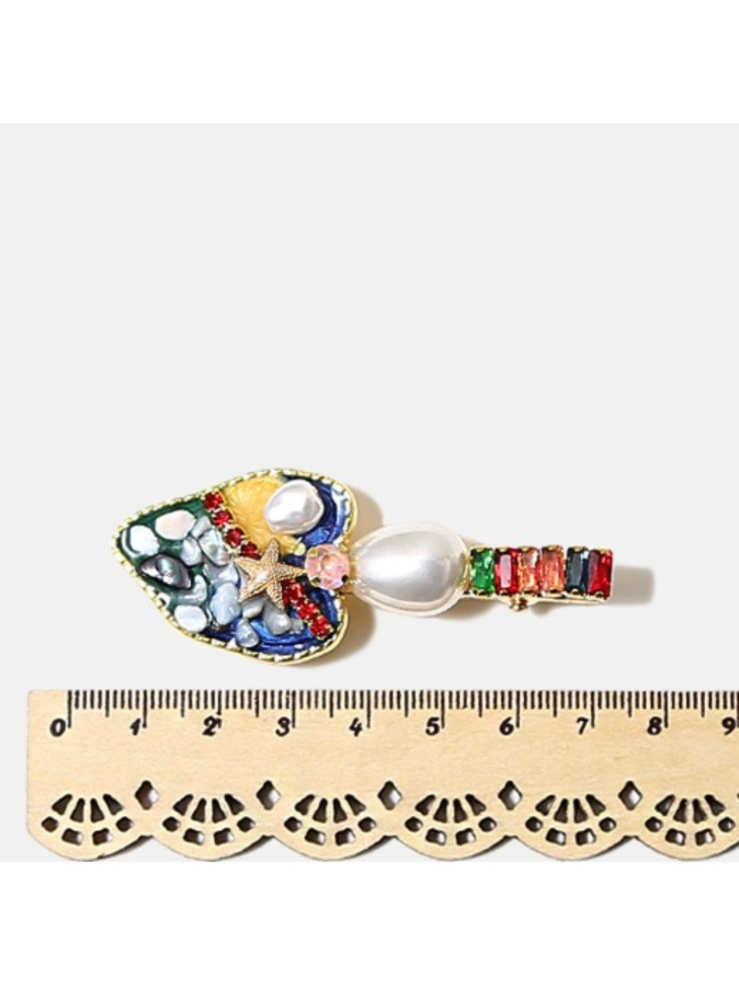 Beau - Oil Painting Hair Clip