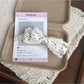 Beau - Polka Dot Lace Bow Banana Hair Barrette Clip