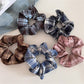 Gifty - Retro Plaid Fashion Scrunchie
