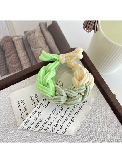 Gifty - Braided Nylon Bow Style Stretch Hair Tie