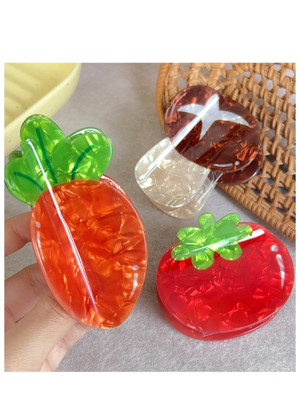 Beau - Cute Vegetable Shaped Hair Clips