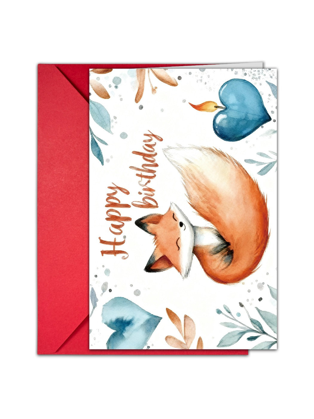 Carduria - Ink Style Animal Birthday Card