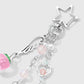 Keypus - Sweet Style Moon and Star Charm Keychain