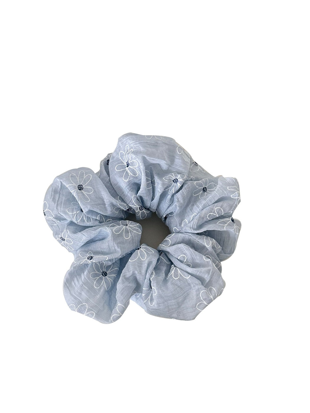 Gifty - Floral Print Polyester High Elastic Scrunchie