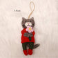Feltery - Cute Plush 3D Cat Keychain Key Ring Bag Charm