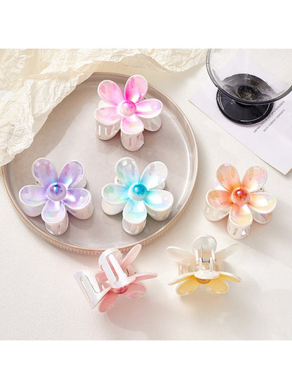 Beau - Iridescent Petal Flower Claw Clip