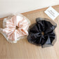Gifty - Polyester Satin Finish Mesh Detail Scrunchie