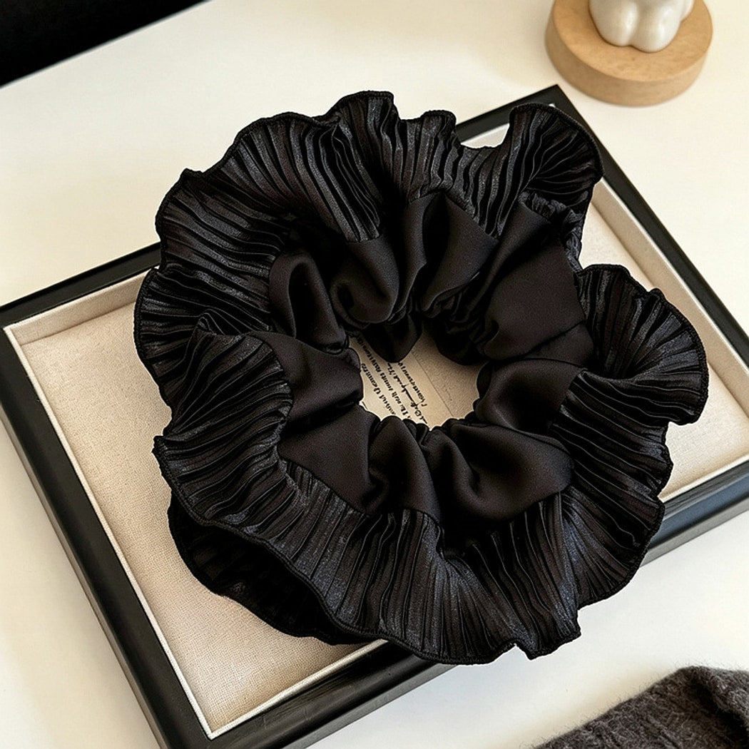 Gifty - Polyester Ruffled Circle Scrunchie