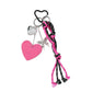 Keypus - Heart and Butterfly Pendant Keychain