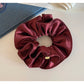 Gifty - Elegant Double Layer Ruched Satin Scrunchie