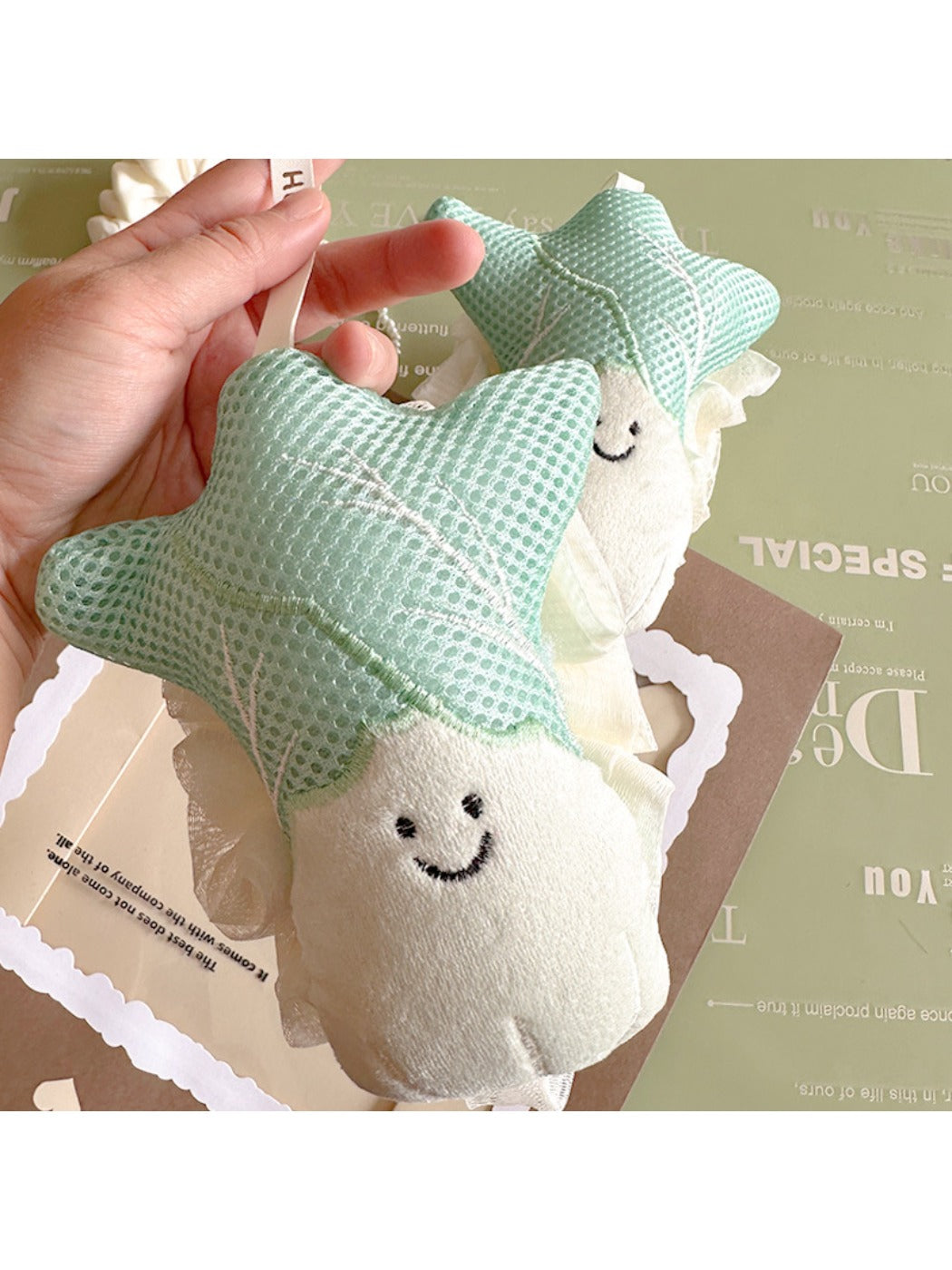 Papo - Cute Cabbage Shower Puff
