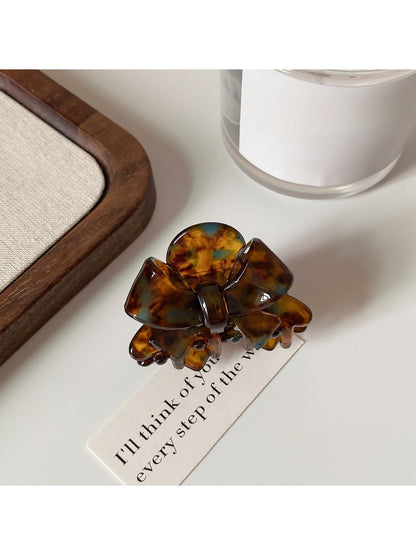 Beau - Small Double Bow Claw Clip