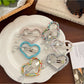 Beau - Heart Bow Beaded Front Hair Clip