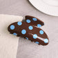 Beau - Sweet Polka Dot Glossy Claw Clip