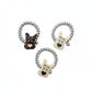 Gifty - Cute Dog Charm Telephone Cord Spiral Hair Tie