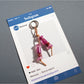 Keypus - Elongated Vintage Bead Keychain
