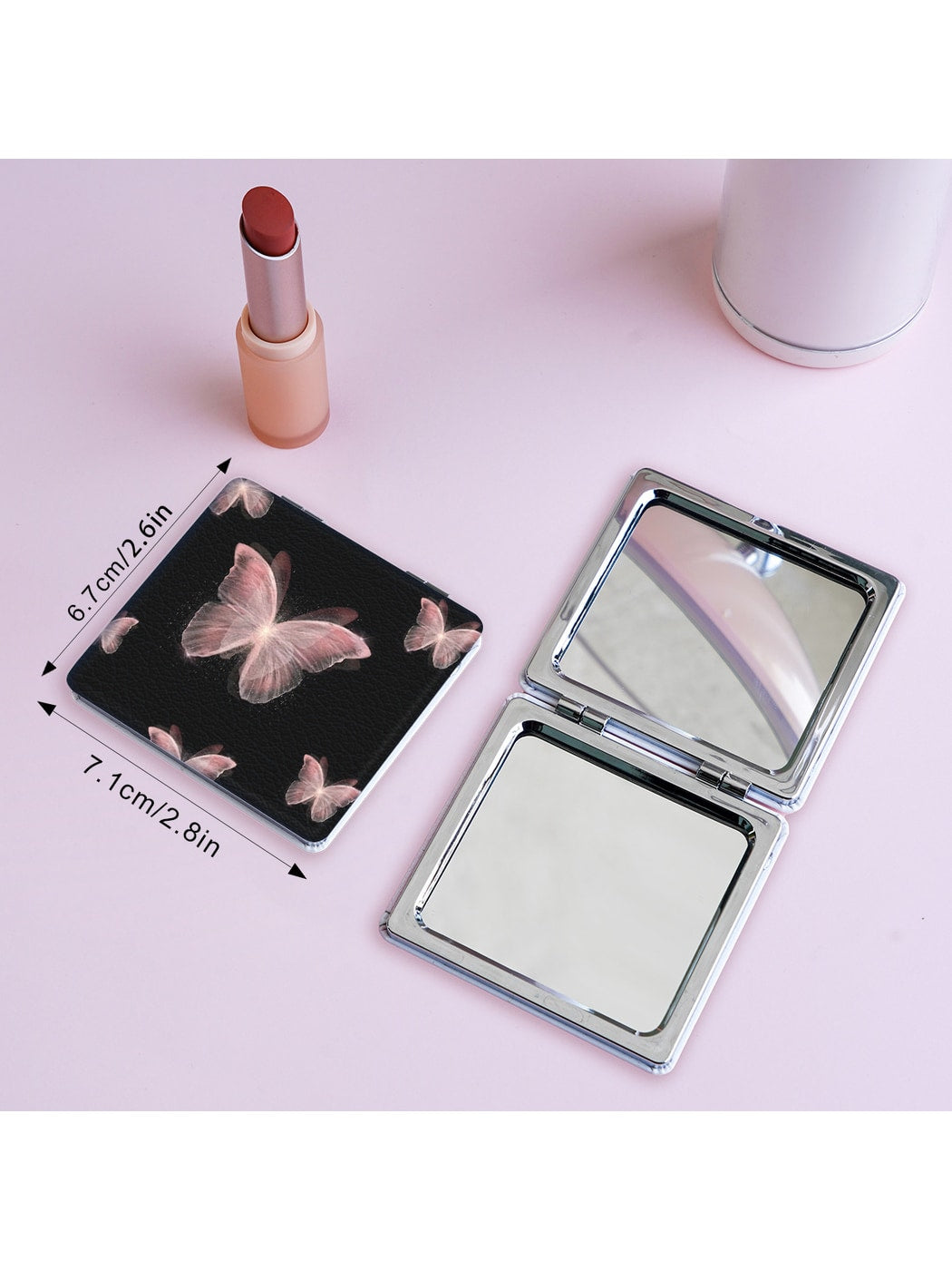 Mirroray - Butterfly Pattern Folding Makeup Mirror