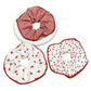 Gifty - Red Grid Ripple Dot Hair Circle