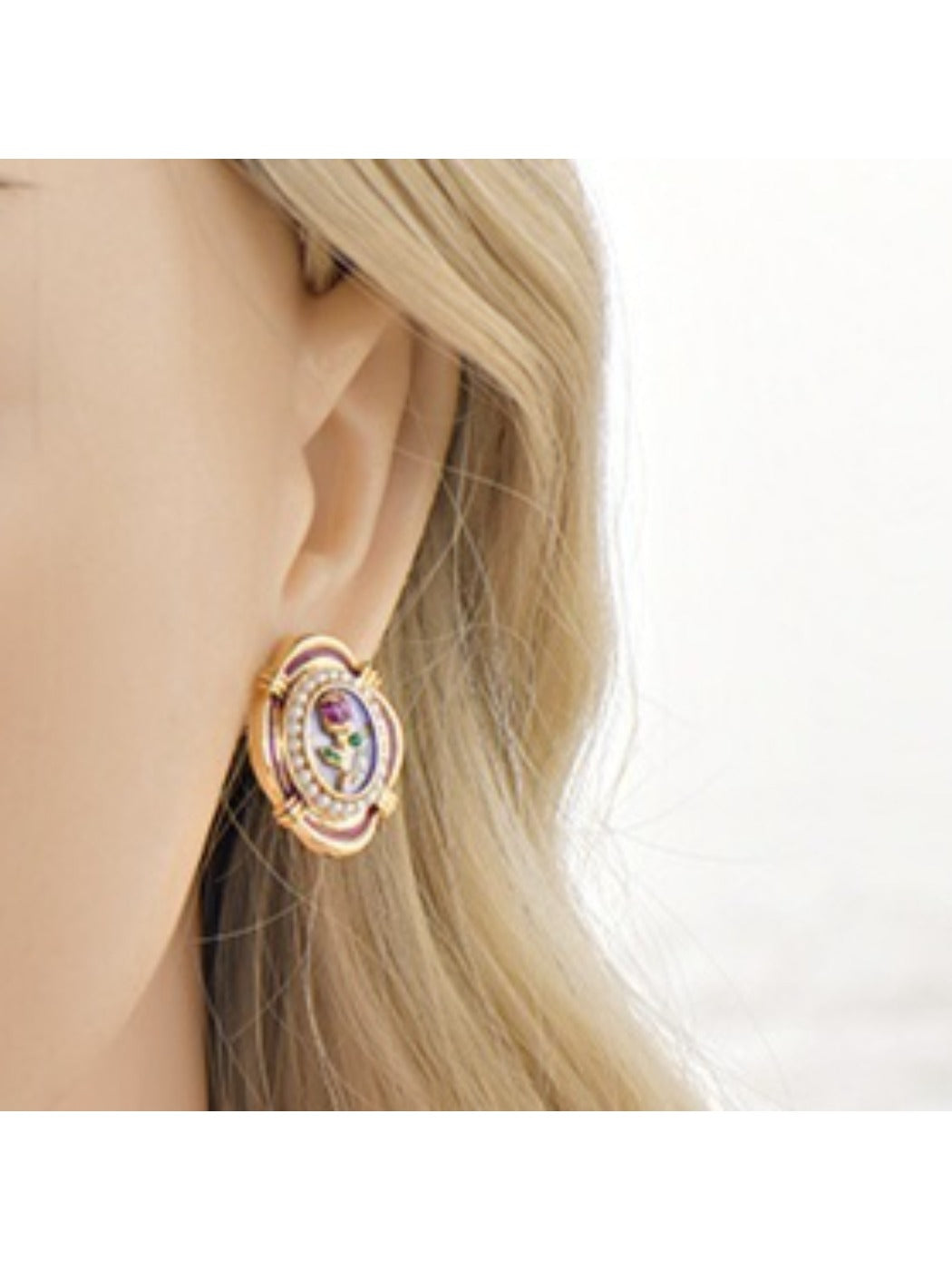 Earedge - Elegant Floral Tulip Earrings