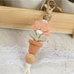 Keypus - Silicone Lotus Potted Plant Keychain