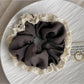 Gifty - Fabric Lace Edge Scrunchie