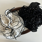 Gifty - Polka Dot Bow Ruffled Ponytail Scrunchie