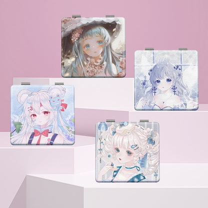 Mirroray - Anime Style Printed Portable Makeup Mirror