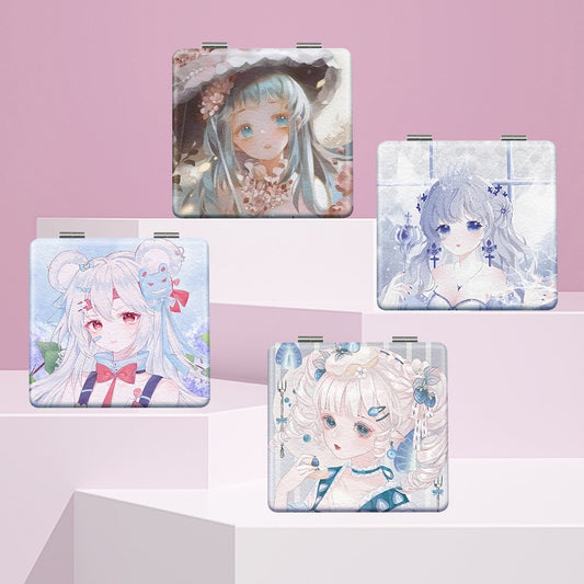Mirroray - Anime Style Printed Portable Makeup Mirror