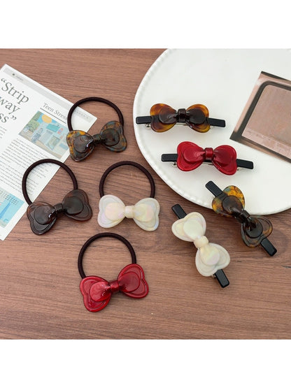 Gifty - Simple Bow Hair Ties And Clips