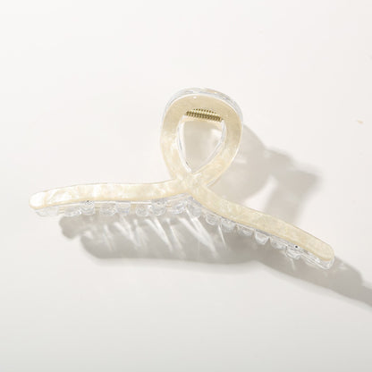 Beau - Cloud Shape Acetate Alloy Hair Claw Clip