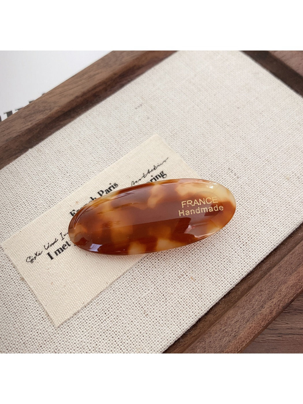 Beau - Vintage Style Oval Hair Clip