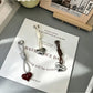 Keypus - Minimalist Heart Pendant Faux Leather Keychain