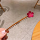 Beau - Plastic Alloy Flower Design Hair Clip