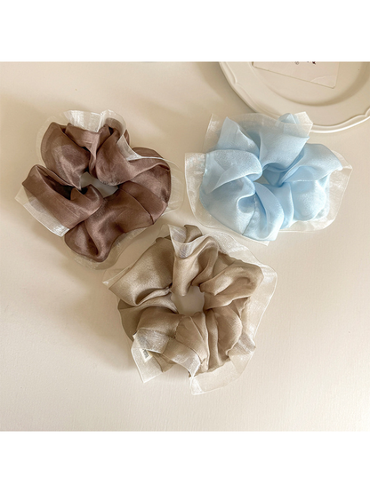 Gifty - Ruffled Minimal Solid Scrunchie