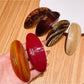 Beau - Simple Acetate Fiber Alloy Oval French Barrette