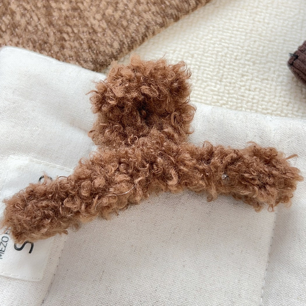 Beau - Soft Plush Pastel Elegant Claw Clip