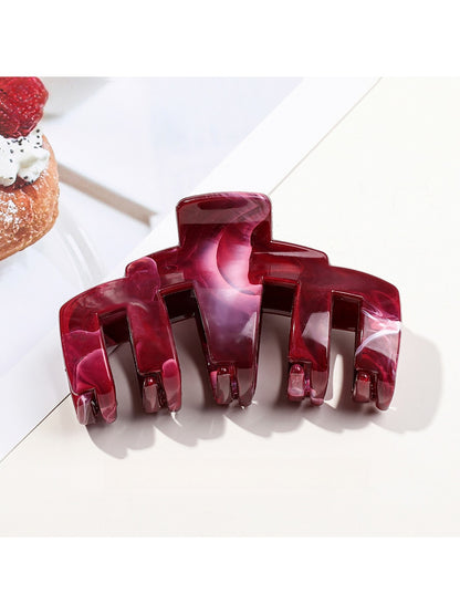 Beau - Geometric Marbled PS Alloy Hair Claw Clip