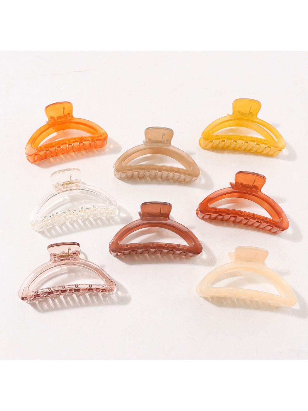 Beau - Minimalist Openwork Crescent Hair Claw Clip