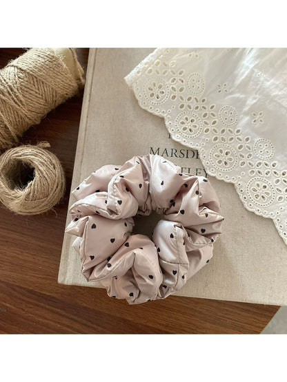 Gifty - Love Dot Sponge Hair Ties Scrunchies