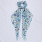 Gifty - Floral Long Tail High Stretch Scrunchie
