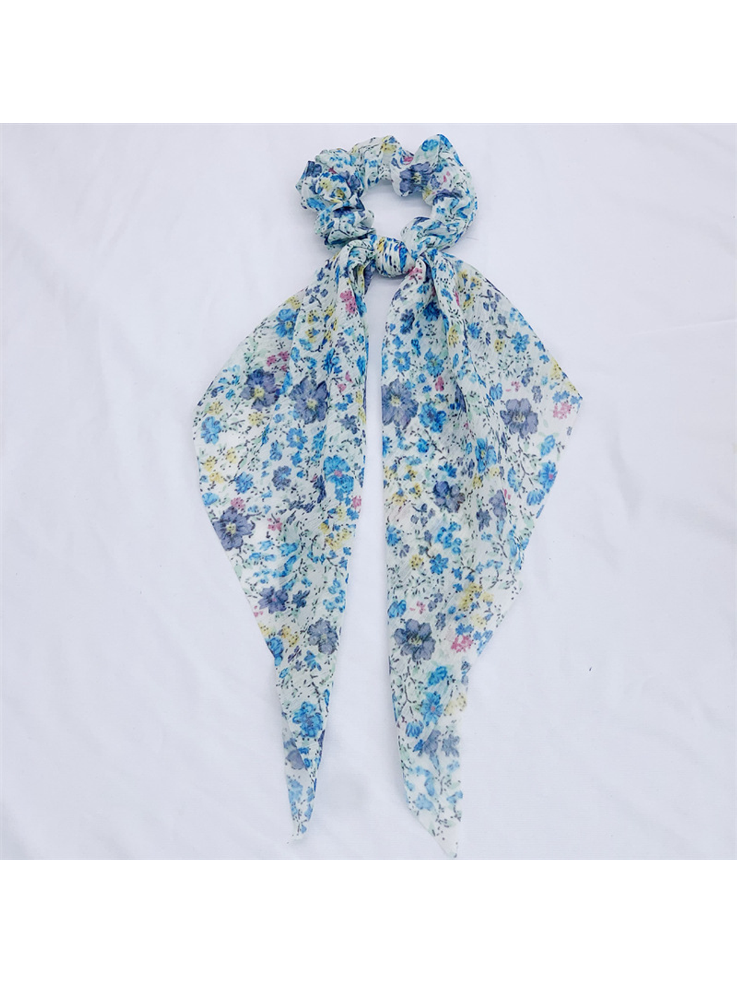 Gifty - Floral Long Tail High Stretch Scrunchie